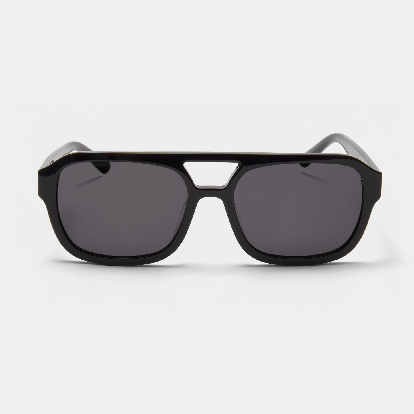 Riviera Unisex Sunglasses – Stylish Black Acetate Frame with UV Protection