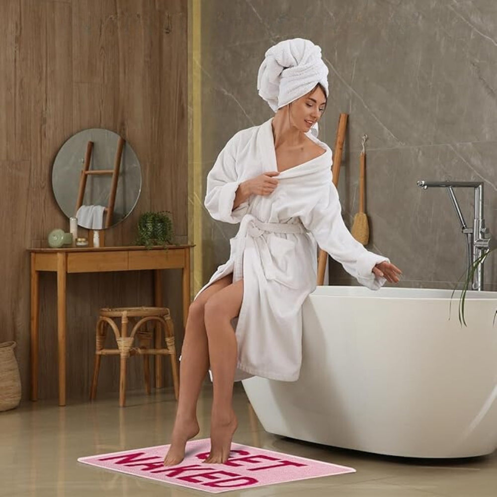 Rivka Non-Slip Bathroom Mat – Soft Microfibre Rug for Safe, Dry Floors 2