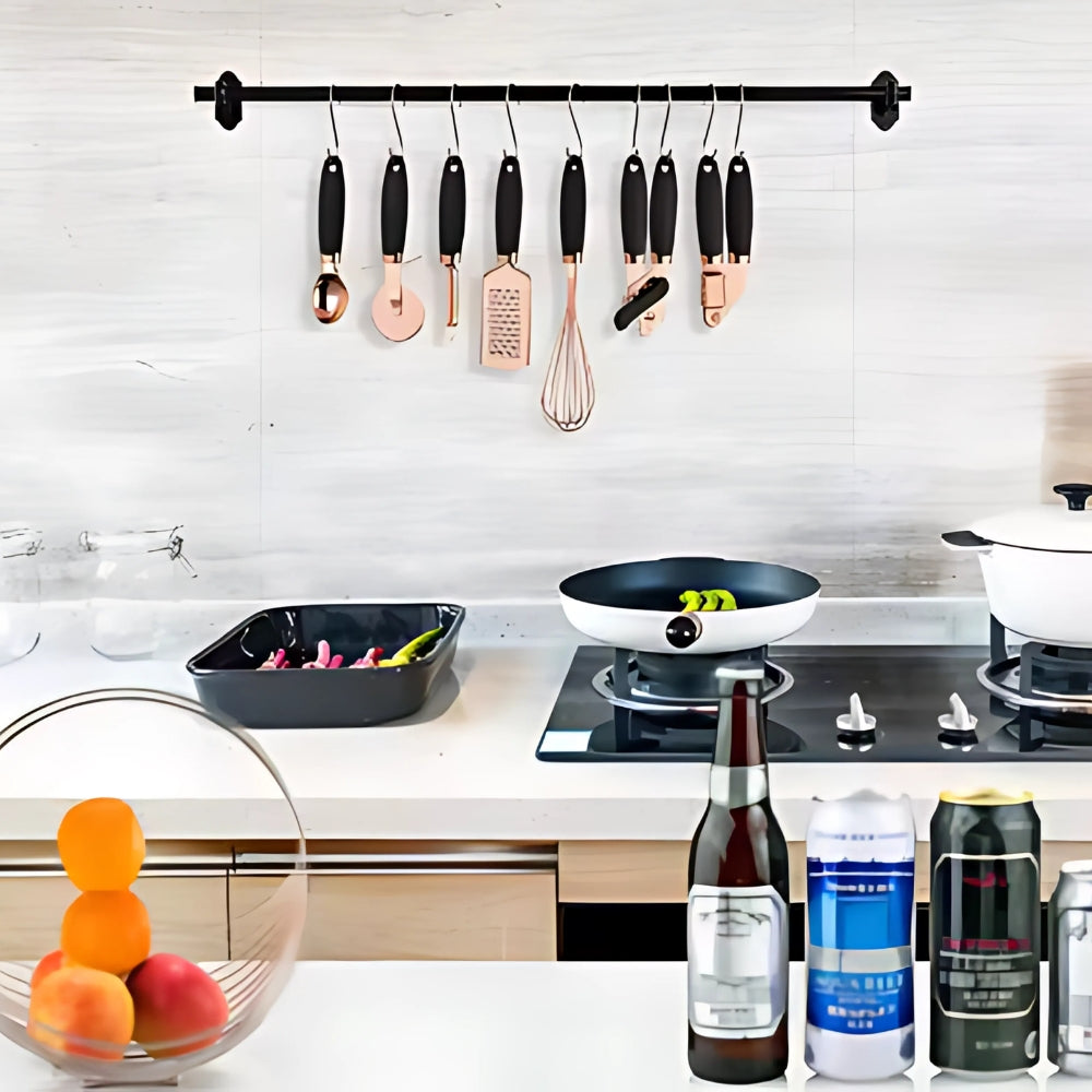 Rivona Rose Gold Cooking Set – 7-Piece Stainless Steel Kitchen Tools with Silicone Handles 3