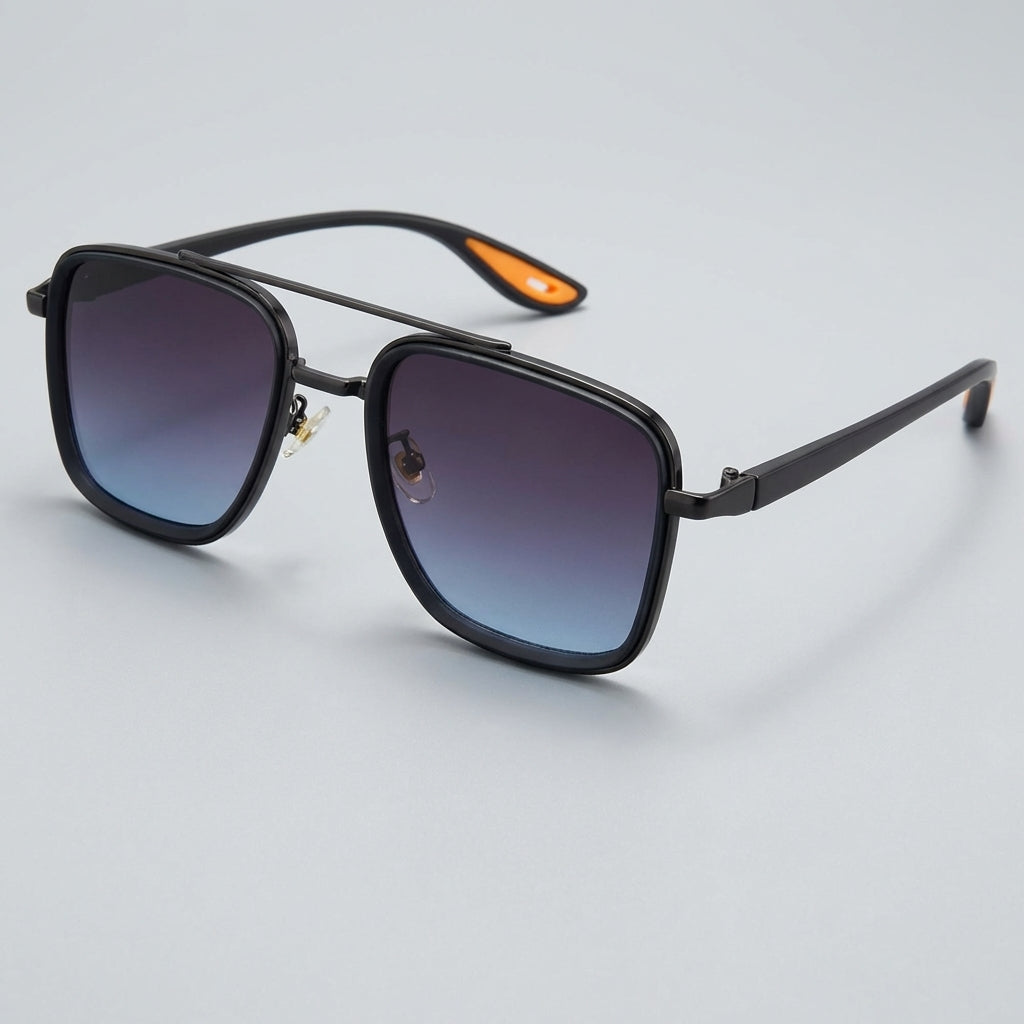 Savi Men's Sunglasses – Bold Aviator Frame with UV400 Protection