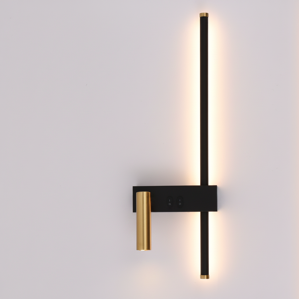 Nolisse Scandinavian Bedside Lamp – Modern Wall Mount for Cozy Ambiance