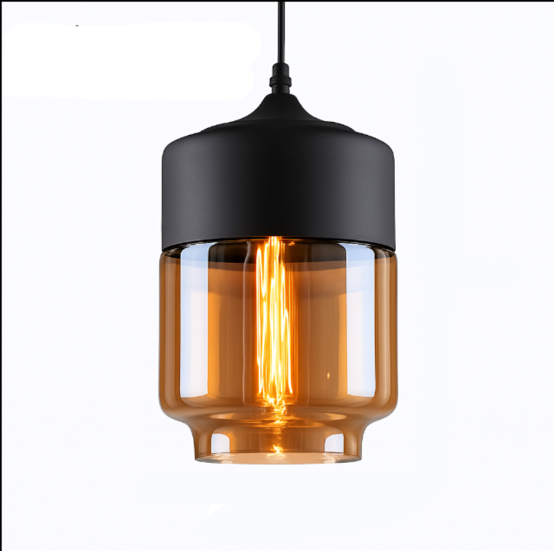 Sovel Modern Pendant Light for Dining Spaces – Elegant Glass and Metal Design