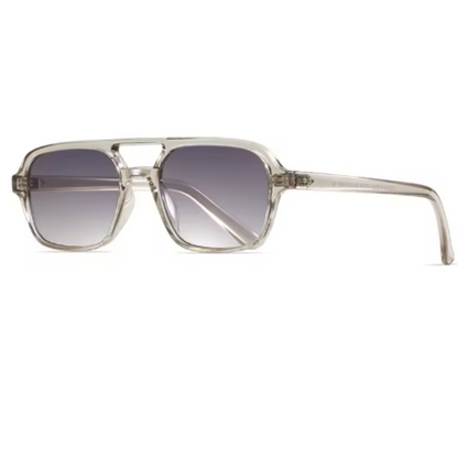 Riviera Unisex Sunglasses – Stylish Black Acetate Frame with UV Protection