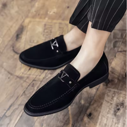 Bristol Men's Suede Loafers – Slip-On Comfort for Smart-Casual Wear