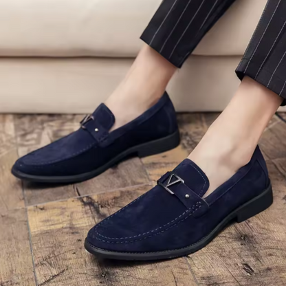 Bristol Men's Suede Loafers – Slip-On Comfort for Smart-Casual Wear