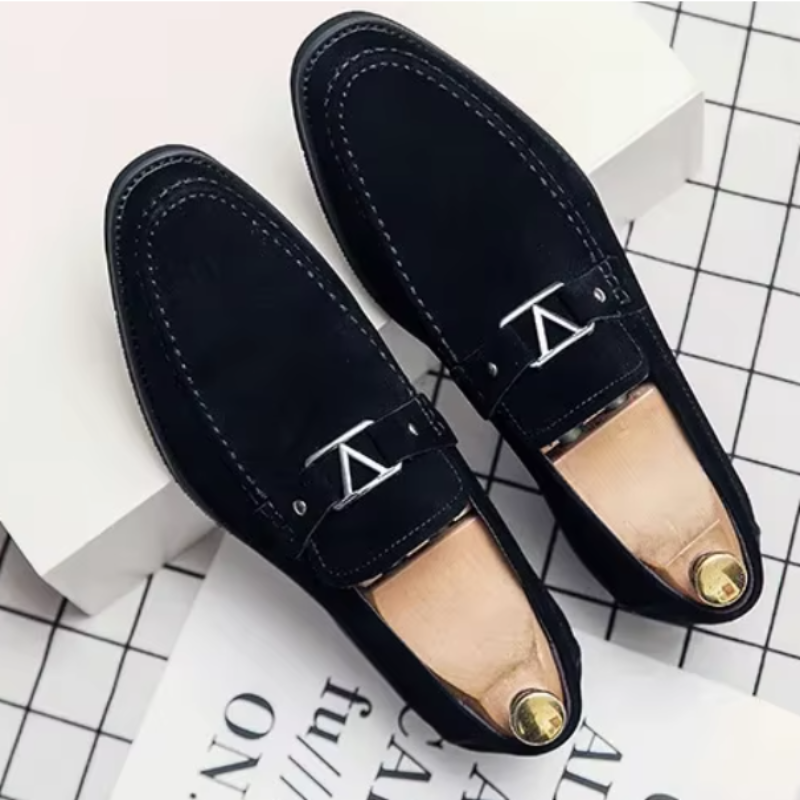 Bristol Men's Suede Loafers – Slip-On Comfort for Smart-Casual Wear