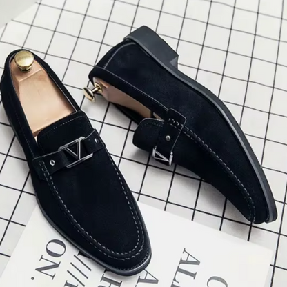 Bristol Men's Suede Loafers – Slip-On Comfort for Smart-Casual Wear