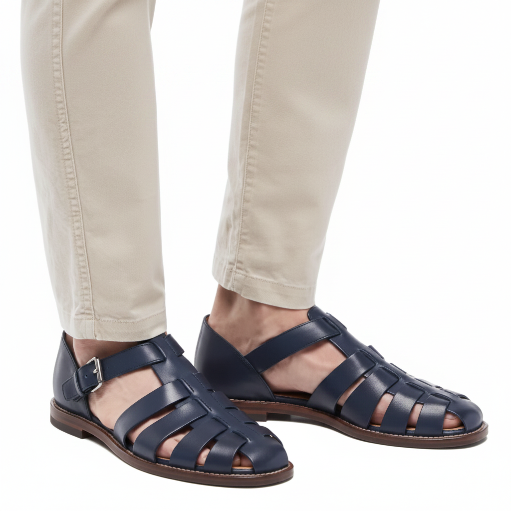 Maverick Men's Sandals – Closed-Toe Design for Comfortable Summer Wear