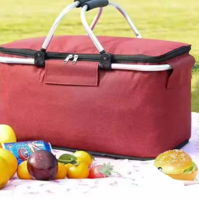 Collapsible Picnic Basket – Leakproof Insulated Design for Outdoor Adventures