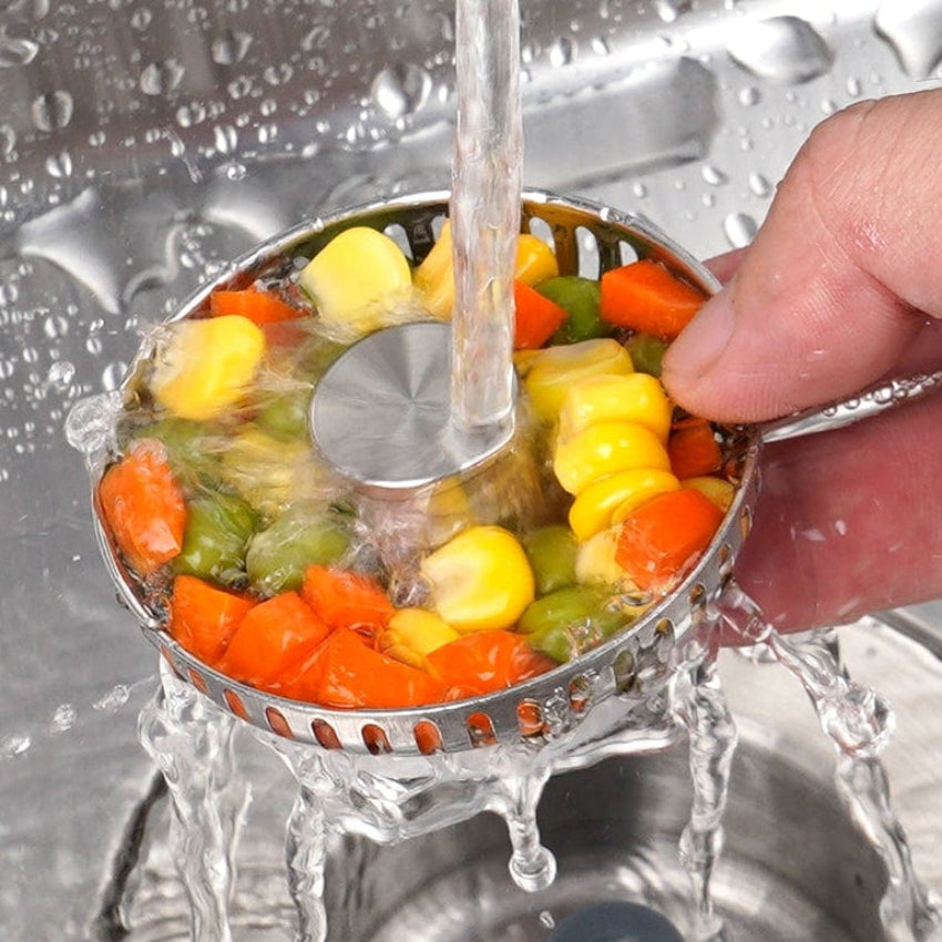 Sierra Kitchen Sink Strainer – Durable Stainless Steel 3-in-1 Design 1