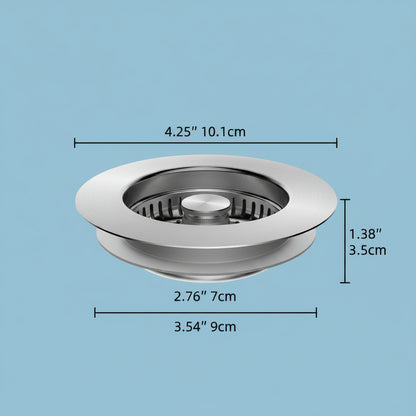 Sierra Kitchen Sink Strainer – Durable Stainless Steel 3-in-1 Design 2