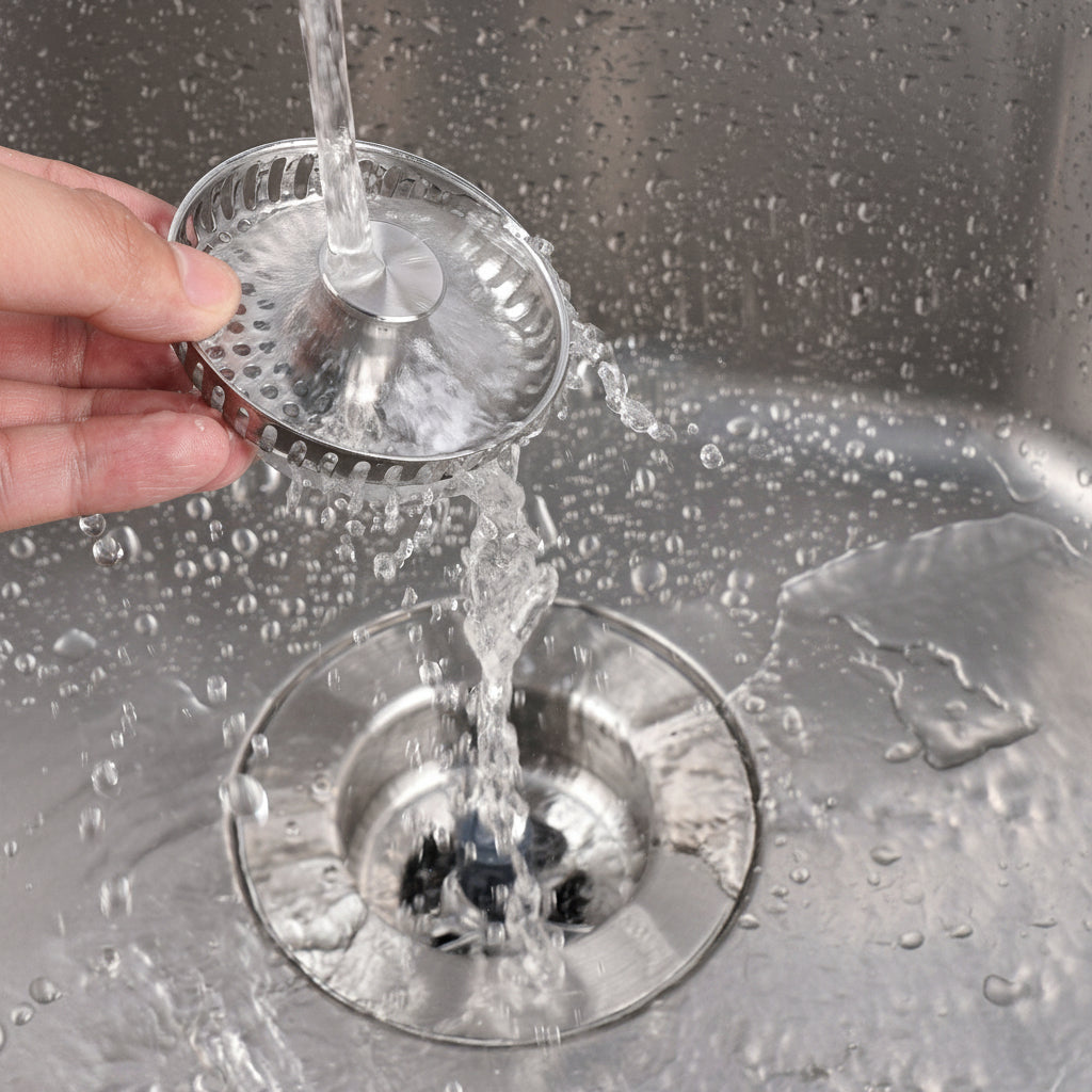 Sierra Kitchen Sink Strainer – Durable Stainless Steel 3-in-1 Design 3