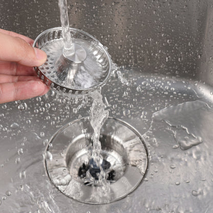 Sierra Kitchen Sink Strainer – Durable Stainless Steel 3-in-1 Design 3