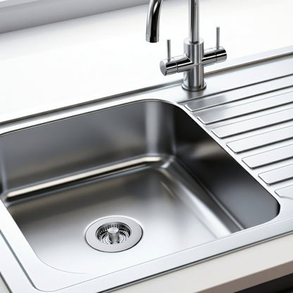 Sierra Kitchen Sink Strainer – Durable Stainless Steel 3-in-1 Design 6