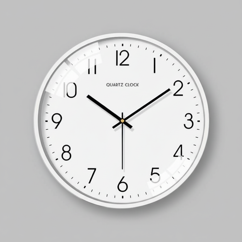 Silen Modern Wall Clock – Silent Quartz Movement for Peaceful Home Decor 0