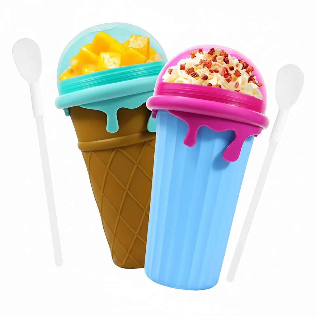 Sleek Slushie Maker Cup – Chill-and-Squeeze for Homemade Frozen Treats 1