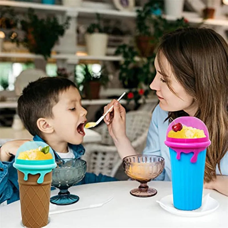Sleek Slushie Maker Cup – Chill-and-Squeeze for Homemade Frozen Treats 8