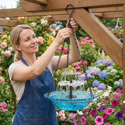 Solaris Outdoor Solar Water Fountain – Eco-Friendly Two-Stage Water Feature 1