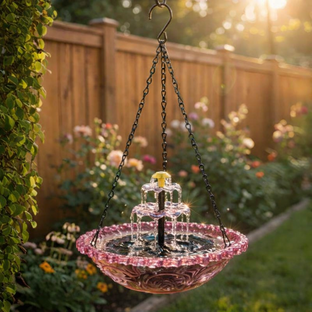 Solaris Outdoor Solar Water Fountain – Eco-Friendly Two-Stage Water Feature 3