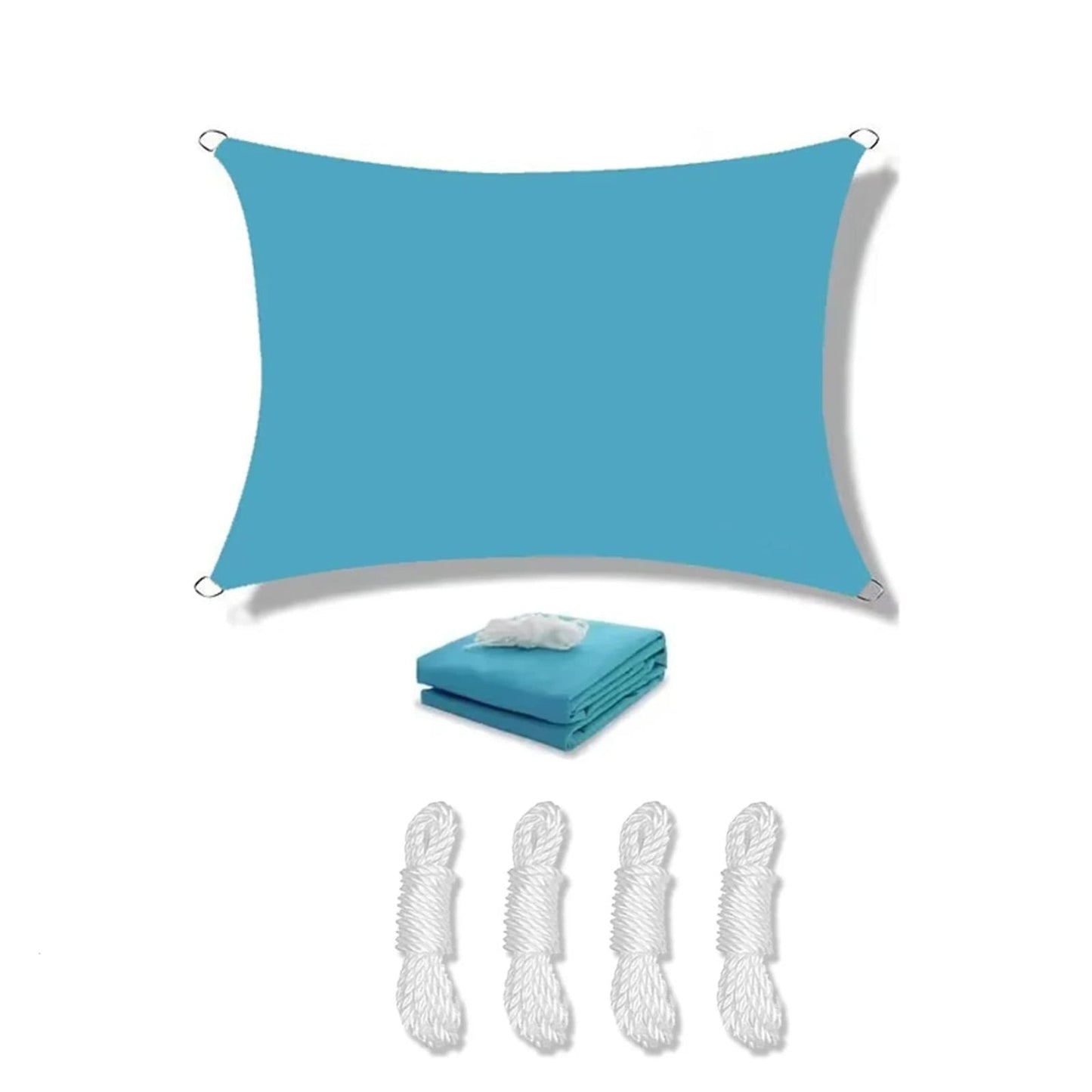 Veron Rectangle Garden Shade Sail – Waterproof UV Protection for Outdoor Spaces