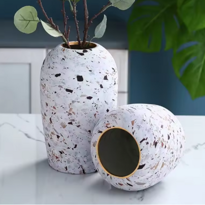 Terra Modern Ceramic Vase – Large Terrazzo Design for Stylish Home Accent 6