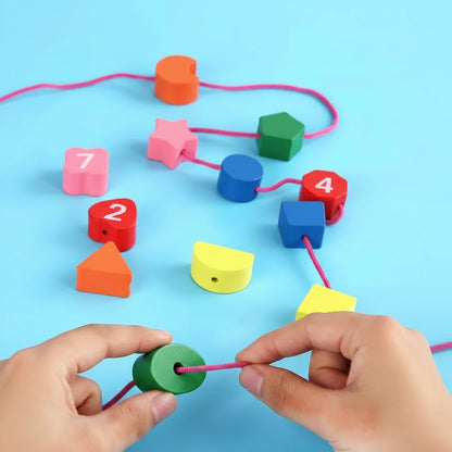 Timberly Educational Wooden Clock Toy for 1-2 Year Olds – Time and Number Learning Aid 3