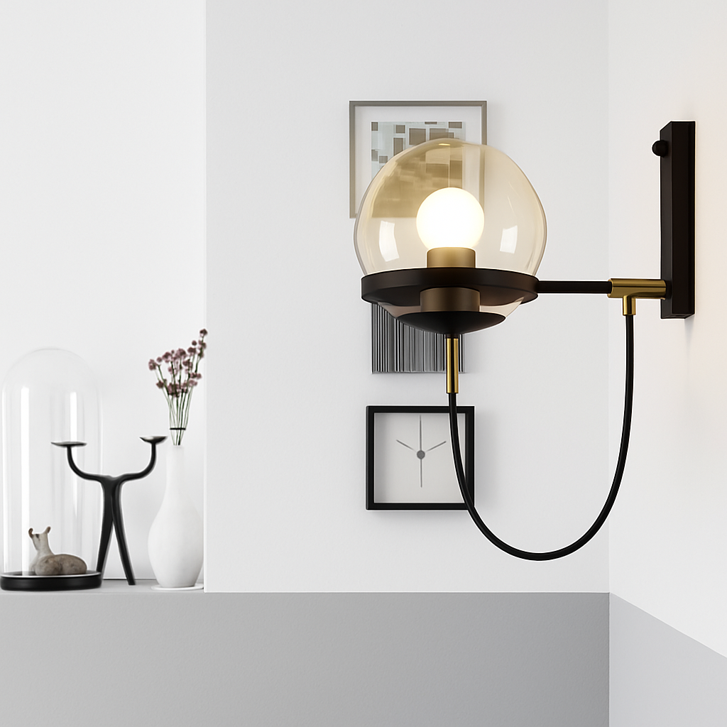 Vero Modern LED Wall Lamp – Elegant Glass Sconce Light for Stylish Home Ambiance 5