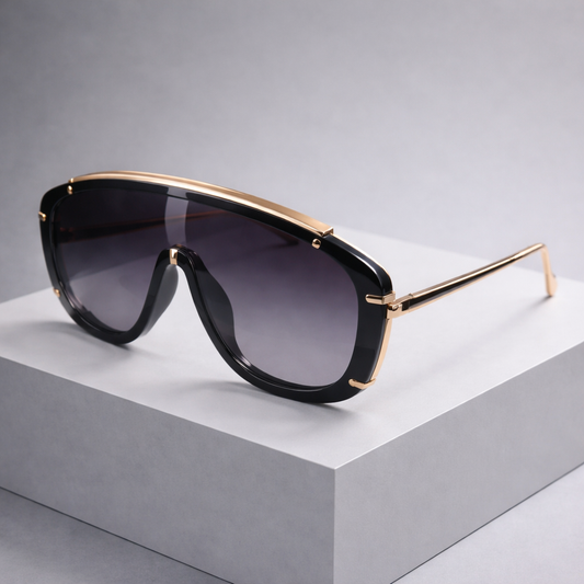 Vito Trendy Women's Sunglasses – Sculpted Frame with UV Protection for Daily Wear