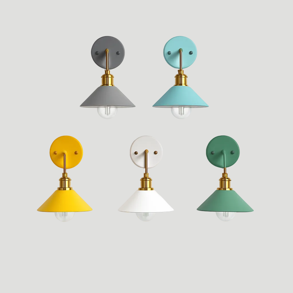 Vivid Bathroom Wall Lights – Durable Iron Sconces for Customizable Illumination 4