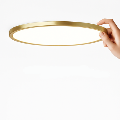Fenvia LED Ceiling Light Fixture – Ultra-Thin Copper Design for Elegant Spaces
