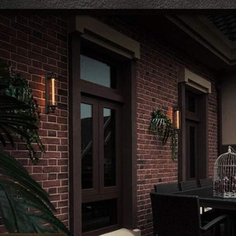 Eldric Black Vintage  Wall Light – Elegant Matte Black Design for Cozy Ambiance