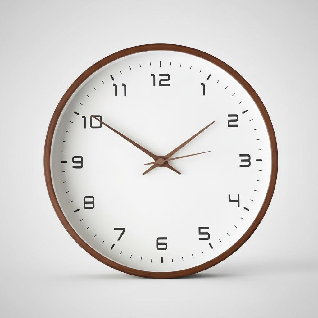 Wander Large Wall Clock – Stylish Wooden Design for Modern Interiors