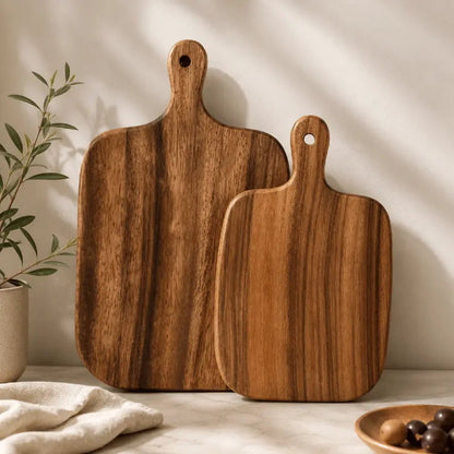 Wynwood Wooden Serving Board Set – Natural Grain Design for Versatile Entertaining 0