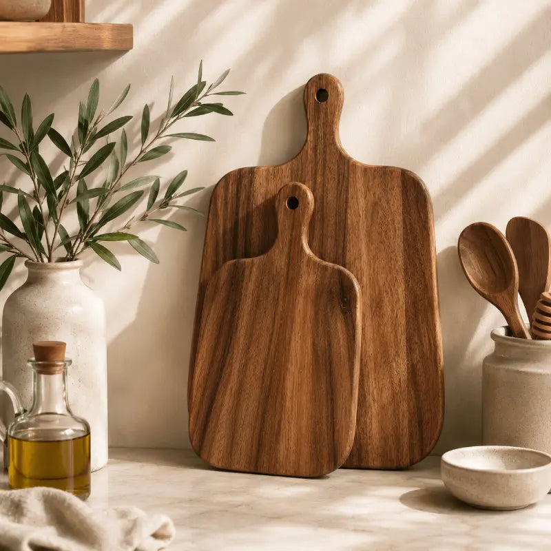 Wynwood Wooden Serving Board Set – Natural Grain Design for Versatile Entertaining 2